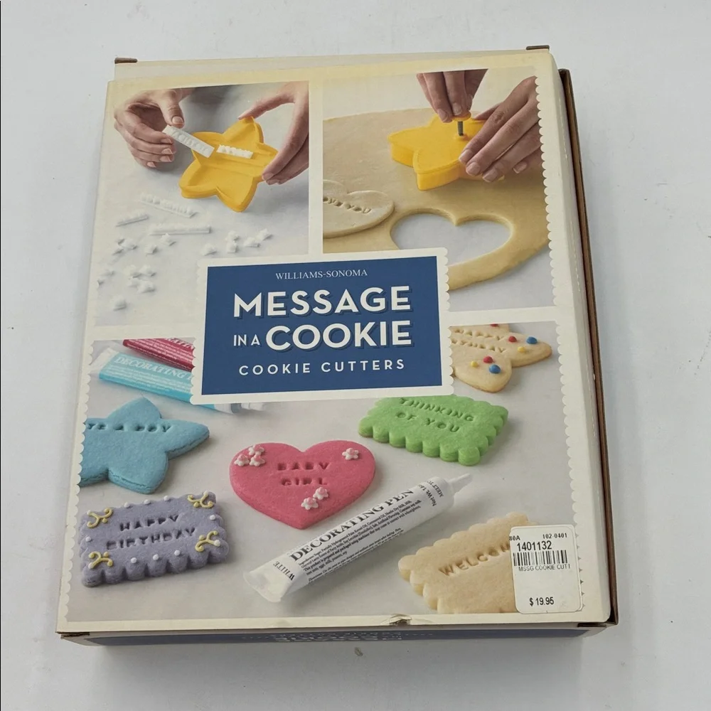 Williams Sonoma Message in a Cookie Cutters